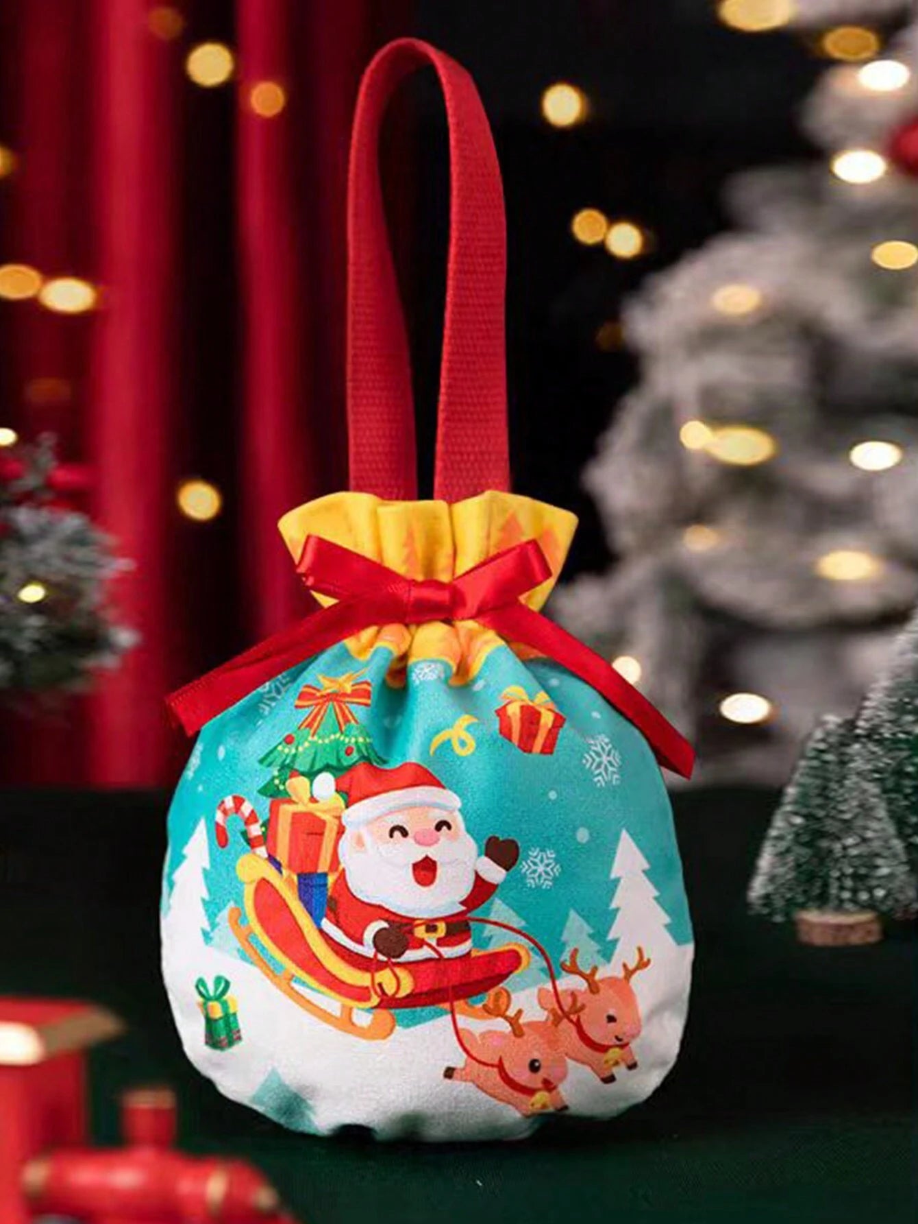 Christmas Santa Snowman Gift Bags