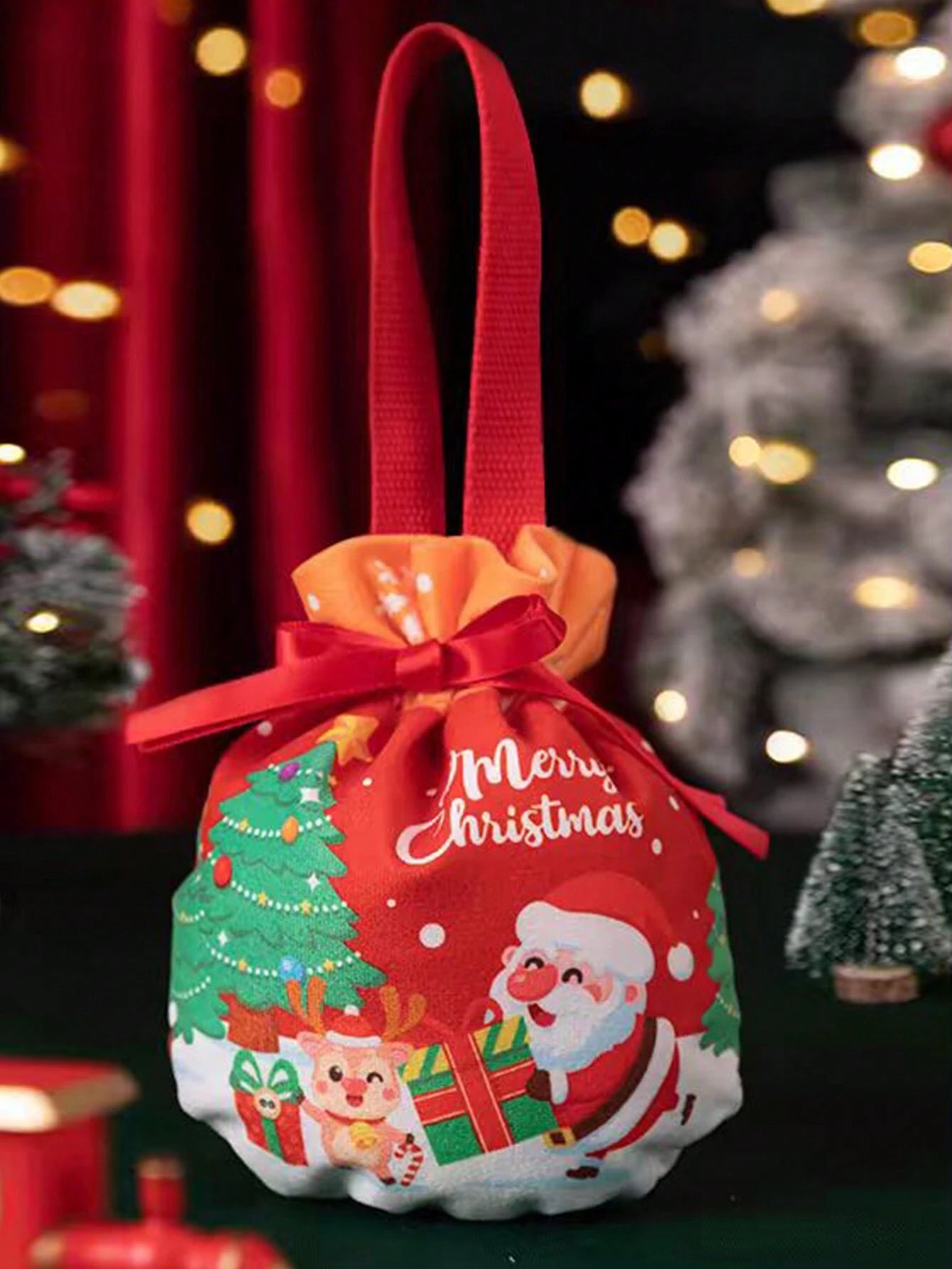 Christmas Santa Snowman Gift Bags