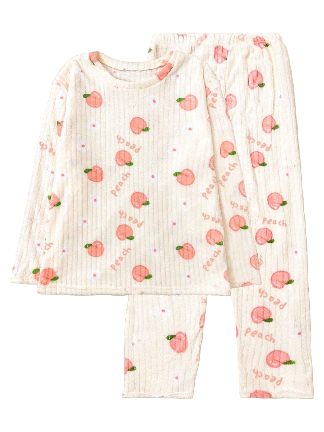 Winter Coral Fleece Pajama Set