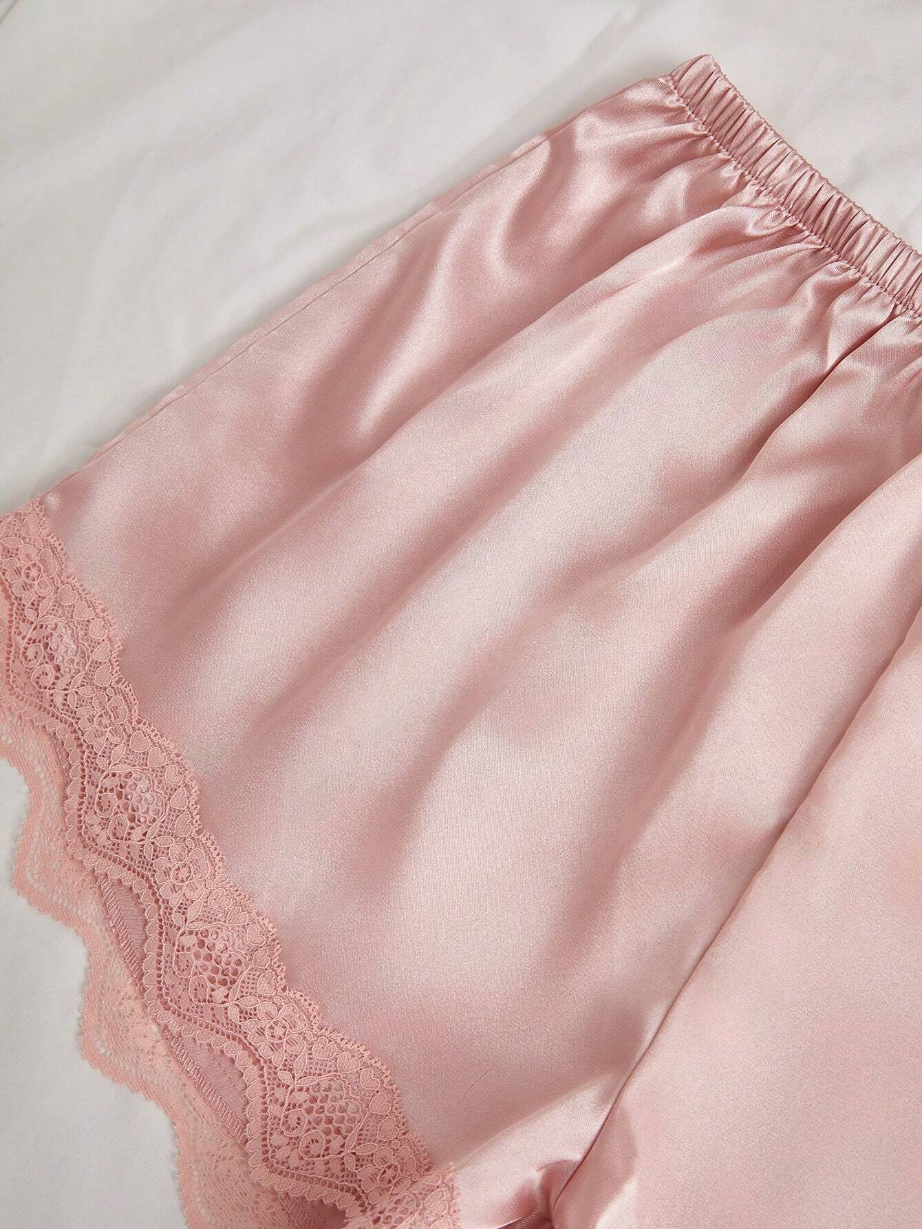 Women's Silk Imitation Sleepwear Set