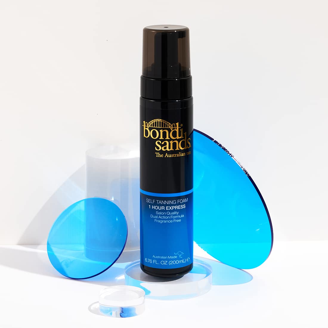 Bondi Sands 1 Hour Express Self Tanning Foam, Lightweight, Fragrance Free Self-Tanner for an Even, Streak-Free Tan, 6.76 fl oz