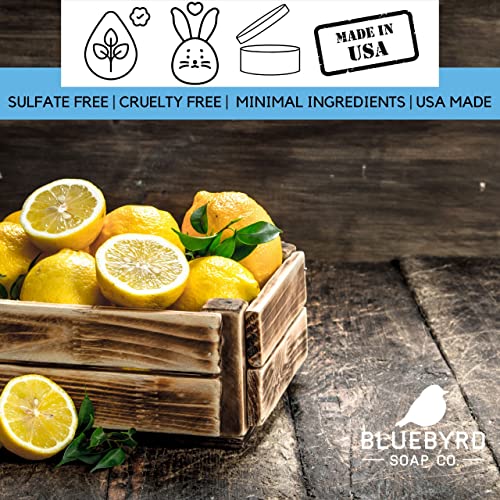 BLUEBYRD Soap Sugared Lemon Hair & Body Fragrance Spray | Sweet Perfume Mist for Hair & Body | Weightless Hair Refresher | Clean, Vegan, No Paraben Sulfate and Silicones| Alcohol-Free (Sugar Lemon)