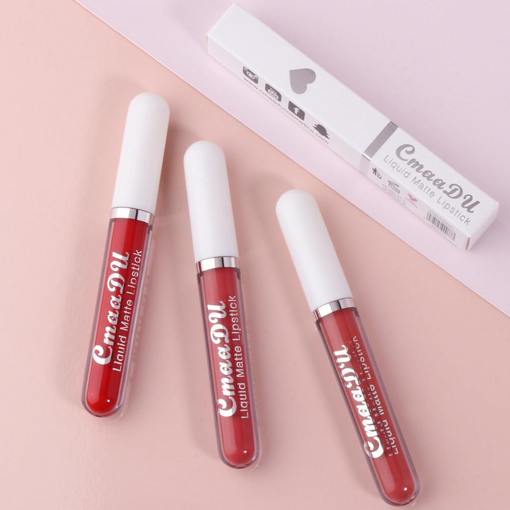 evpct 1Pcs Mauve Liquid Matte Lipstick Lipgloss Set for Women, labiales mate 24 horas originales matte larga duracion 24 Hour Lipstick Lip Stains Long Lasting Waterproof 24, 09#