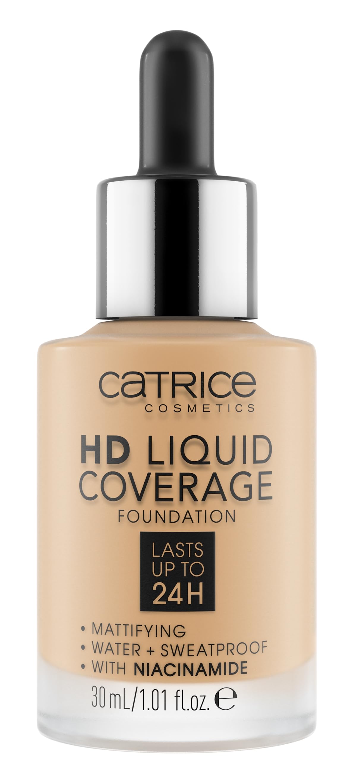 Catrice | HD Liquid Coverage Foundation | High & Natural Coverage | Vegan & Cruelty Free (036 | Hazelnut Beige)