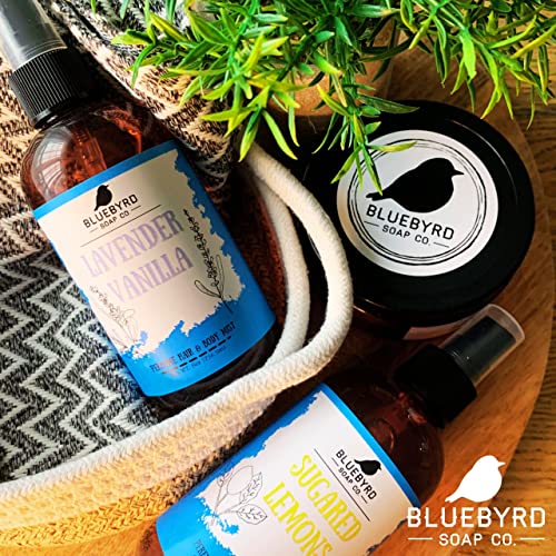 BLUEBYRD Soap Sugared Lemon Hair & Body Fragrance Spray | Sweet Perfume Mist for Hair & Body | Weightless Hair Refresher | Clean, Vegan, No Paraben Sulfate and Silicones| Alcohol-Free (Sugar Lemon)