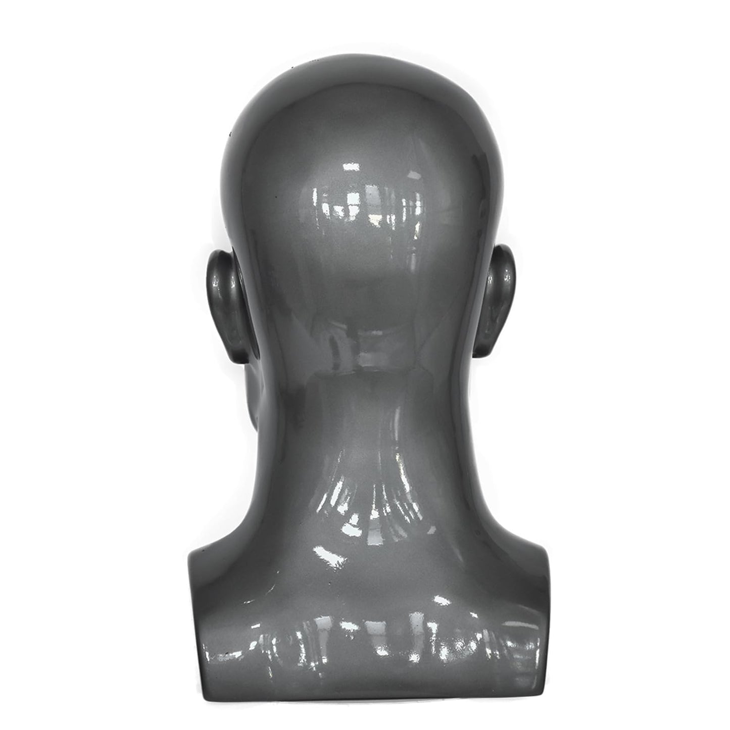 BLTYXT PVC Male Mannequin Head Professional Manikin Training Head for Display Headphone Game Console Hats Wigs Jewellery Glasses Facemask Caps Model Head (L90hh)