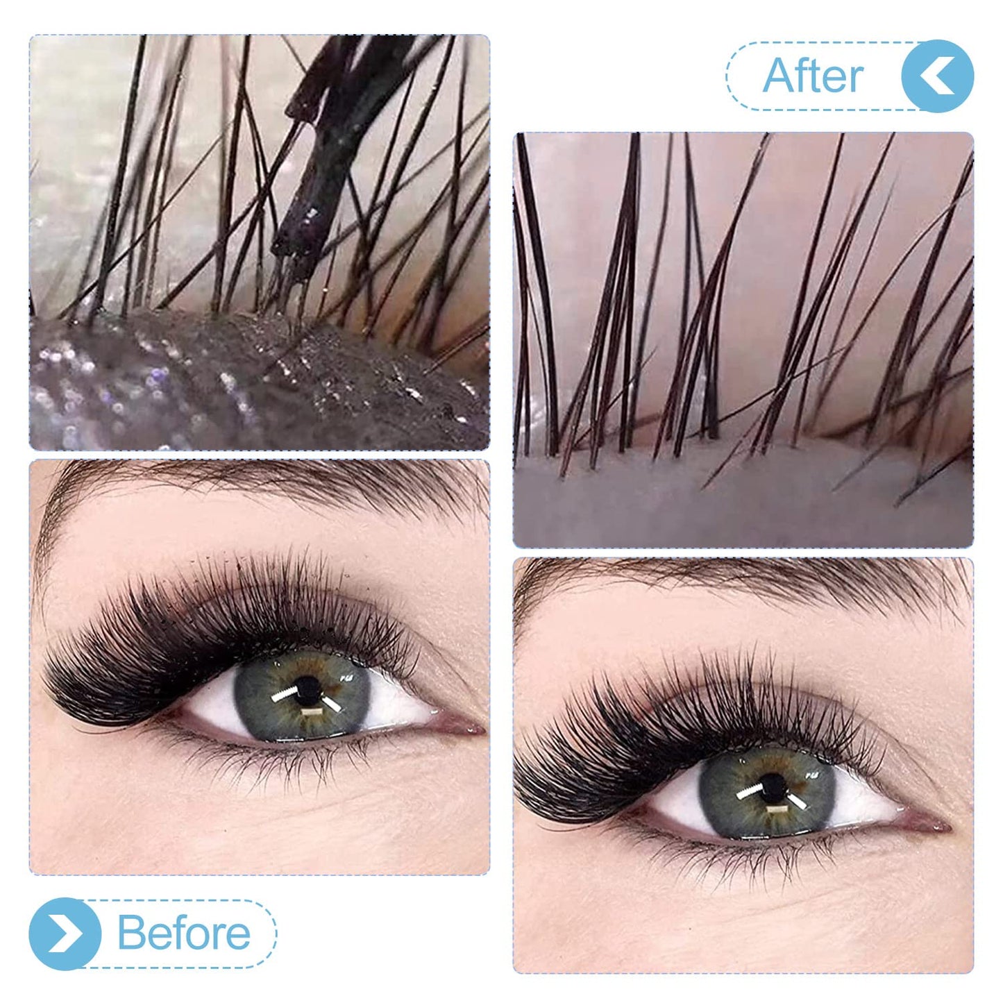 ACTROL Lash Shampoo 500ml Eyelash Cleanser Unscented Foam for Lash Wash and Salon or Home Care