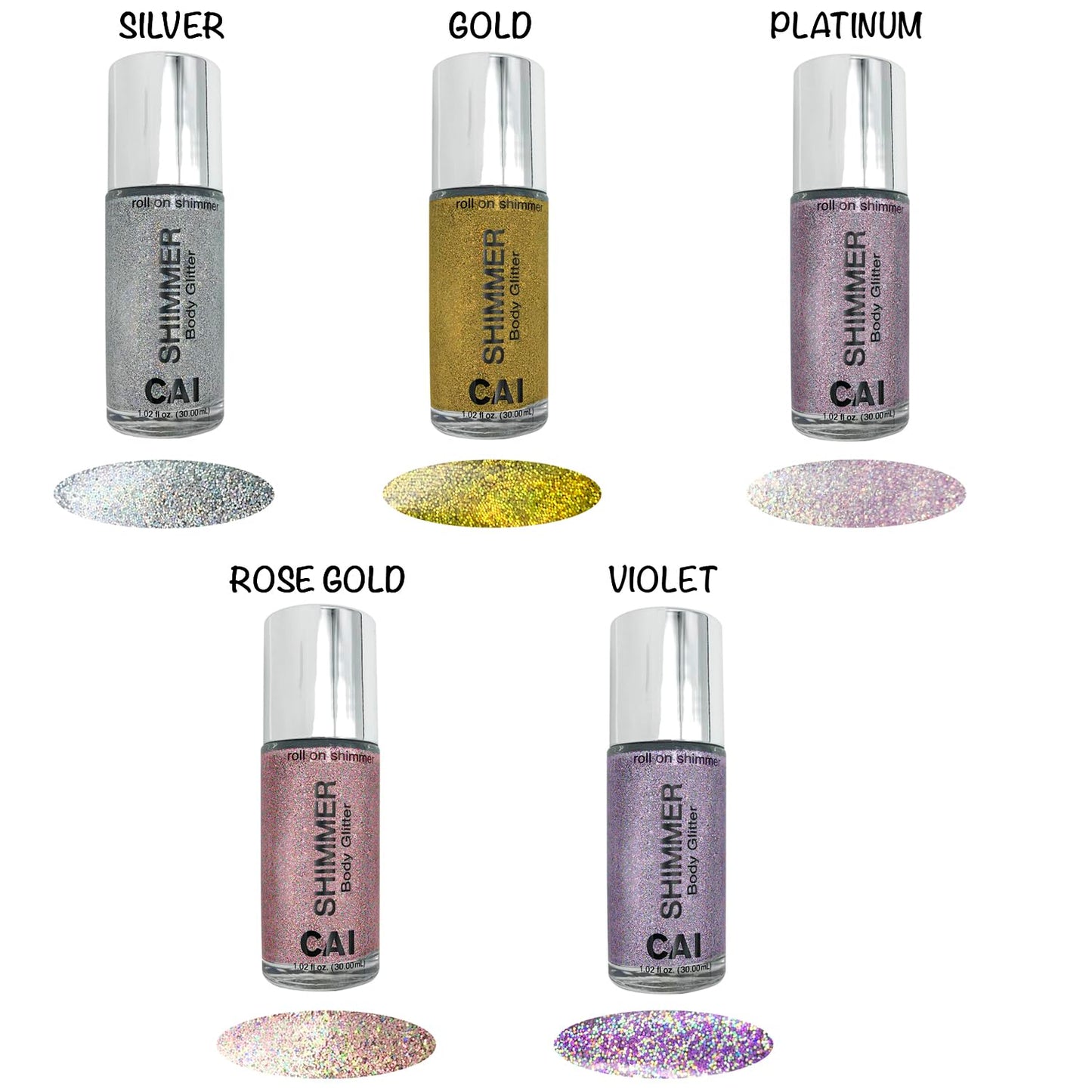 Body Glitter Gel- Face, Body & Hair (1 Pk Stardust Violet) Iridescent Holograph Roll-on 1 oz | Cosmetic-Grade Makeup, Apply Without Glue, Easy to Take Off & Keep Skin Clean - for Concerts and Raves