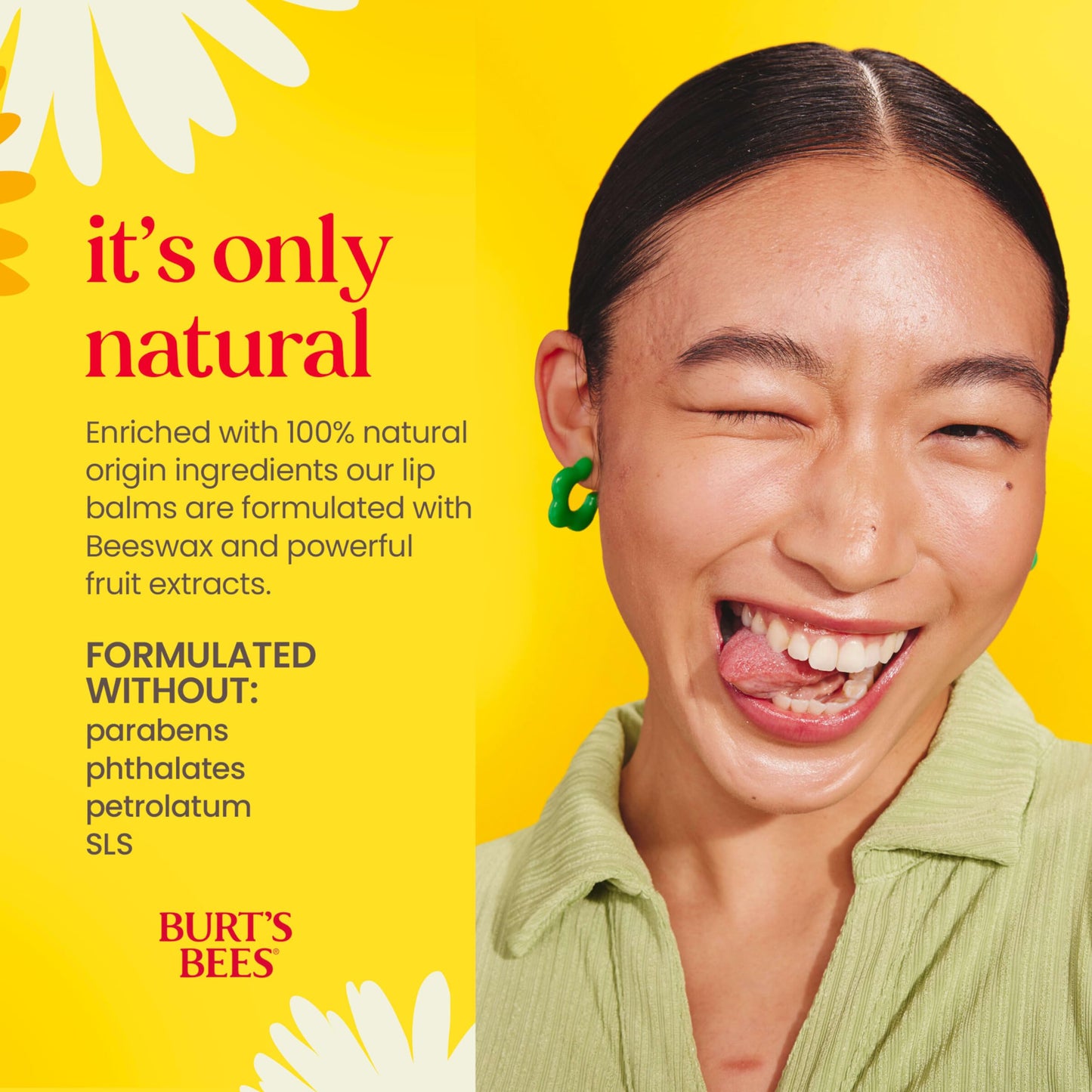 Burt's Bees Lip Balm - Pink Grapefruit, Lip Moisturizer With Responsibly Sourced Beeswax, Tint-Free, Natural Origin Conditioning Treatment, 2 Tubes, 0.15 oz.