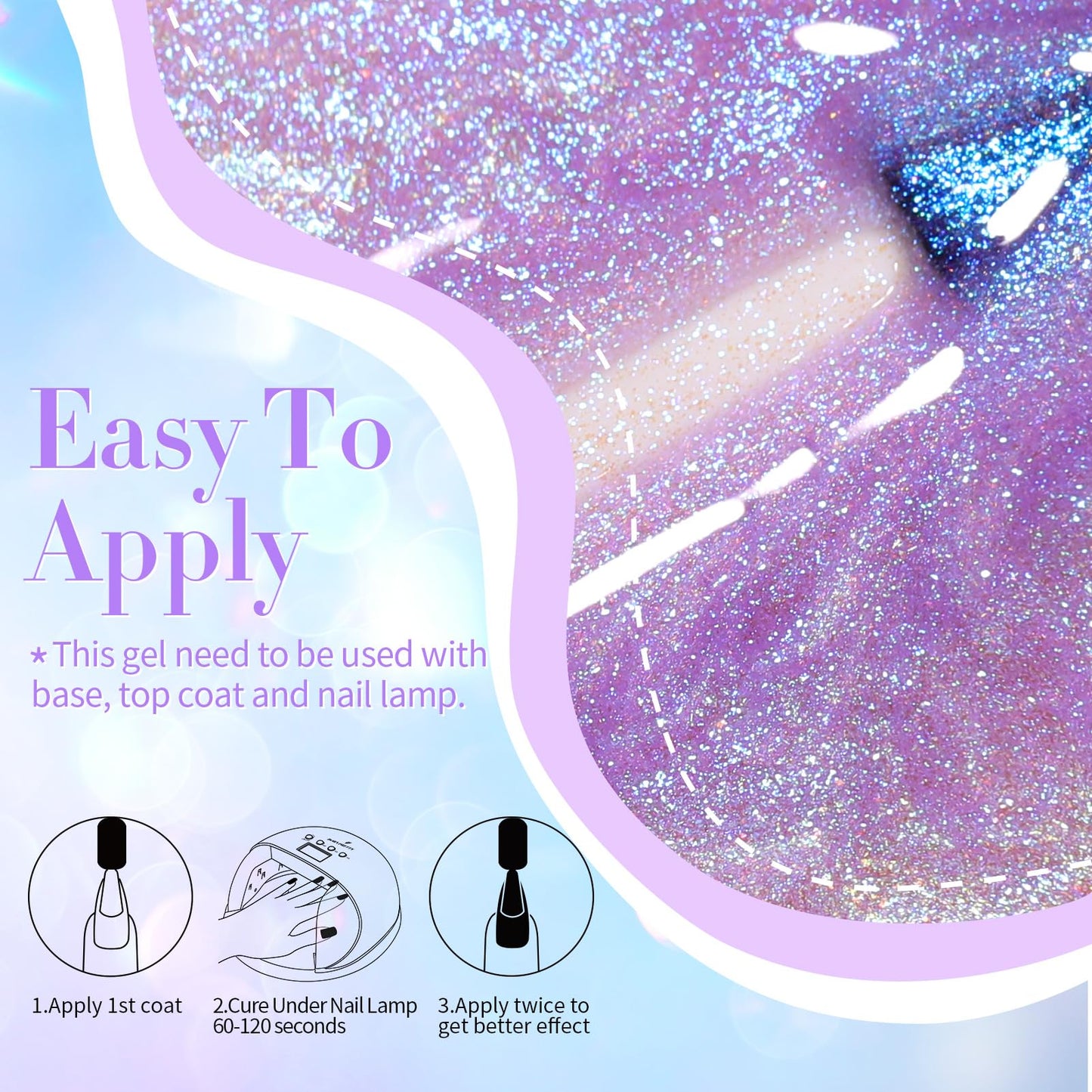 Born Pretty Pearl Gel Nail Polish Set Shell Glimmer Shimmer Mermaid Glitter Gel Polish Transparent Jelly Pearlescent Gel Polish Nail Art Manicure Varnish 6 Colors 7ml Collection Gifts