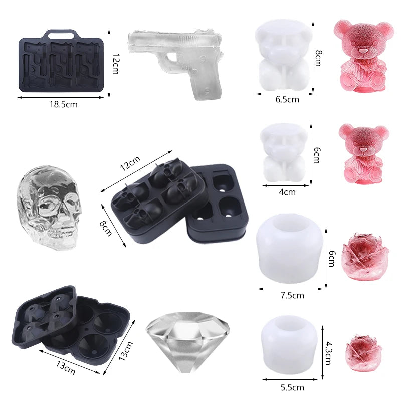 FAIS DU Skull Ice Mold
