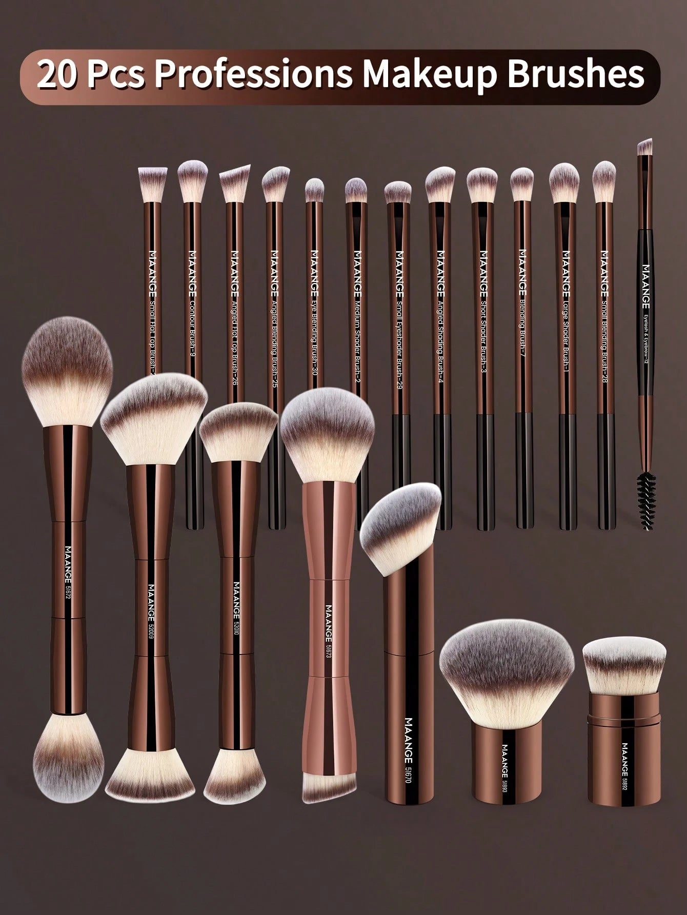 MAANGE 23-Piece Makeup Brush Set