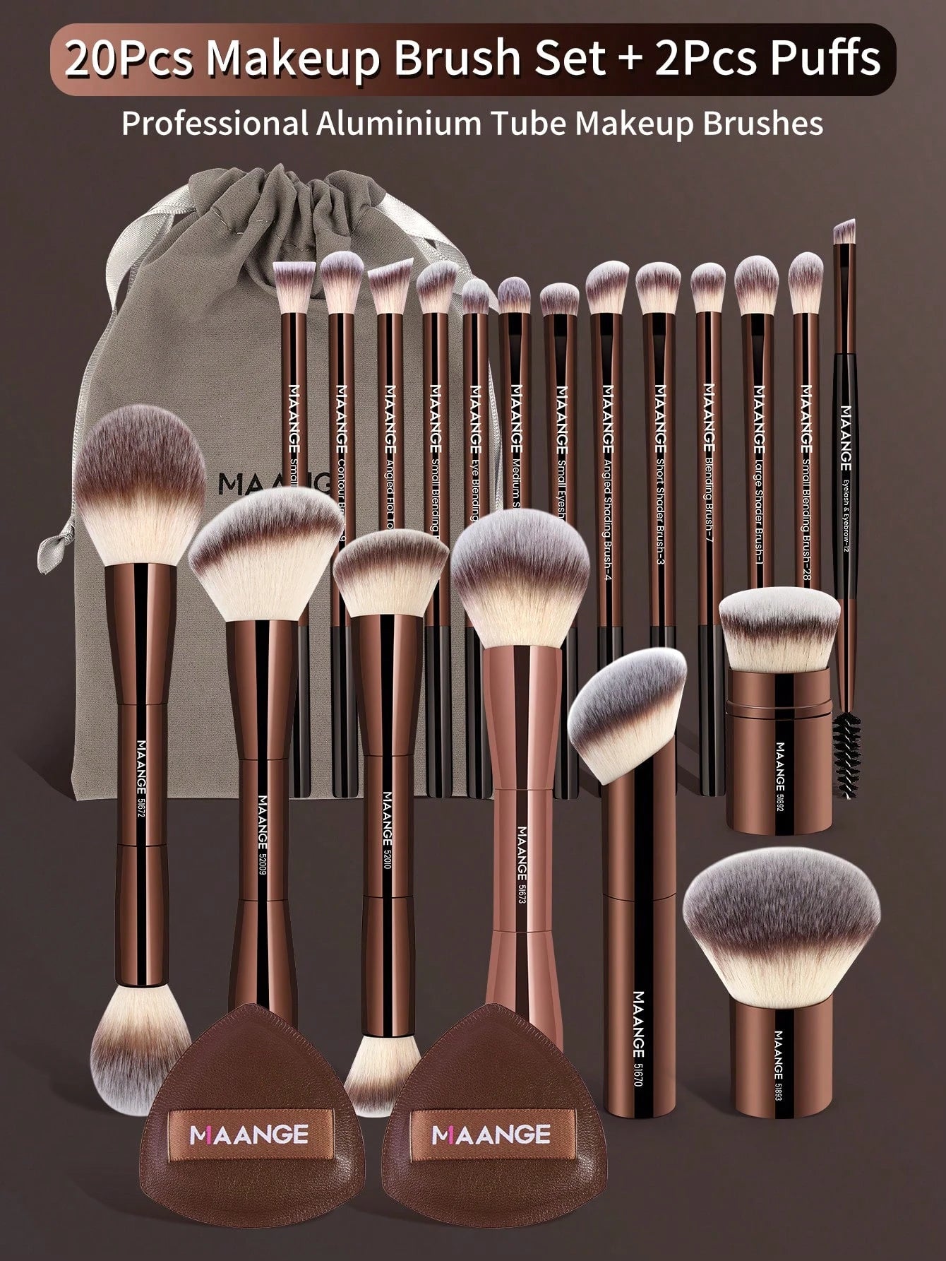 MAANGE 23-Piece Makeup Brush Set