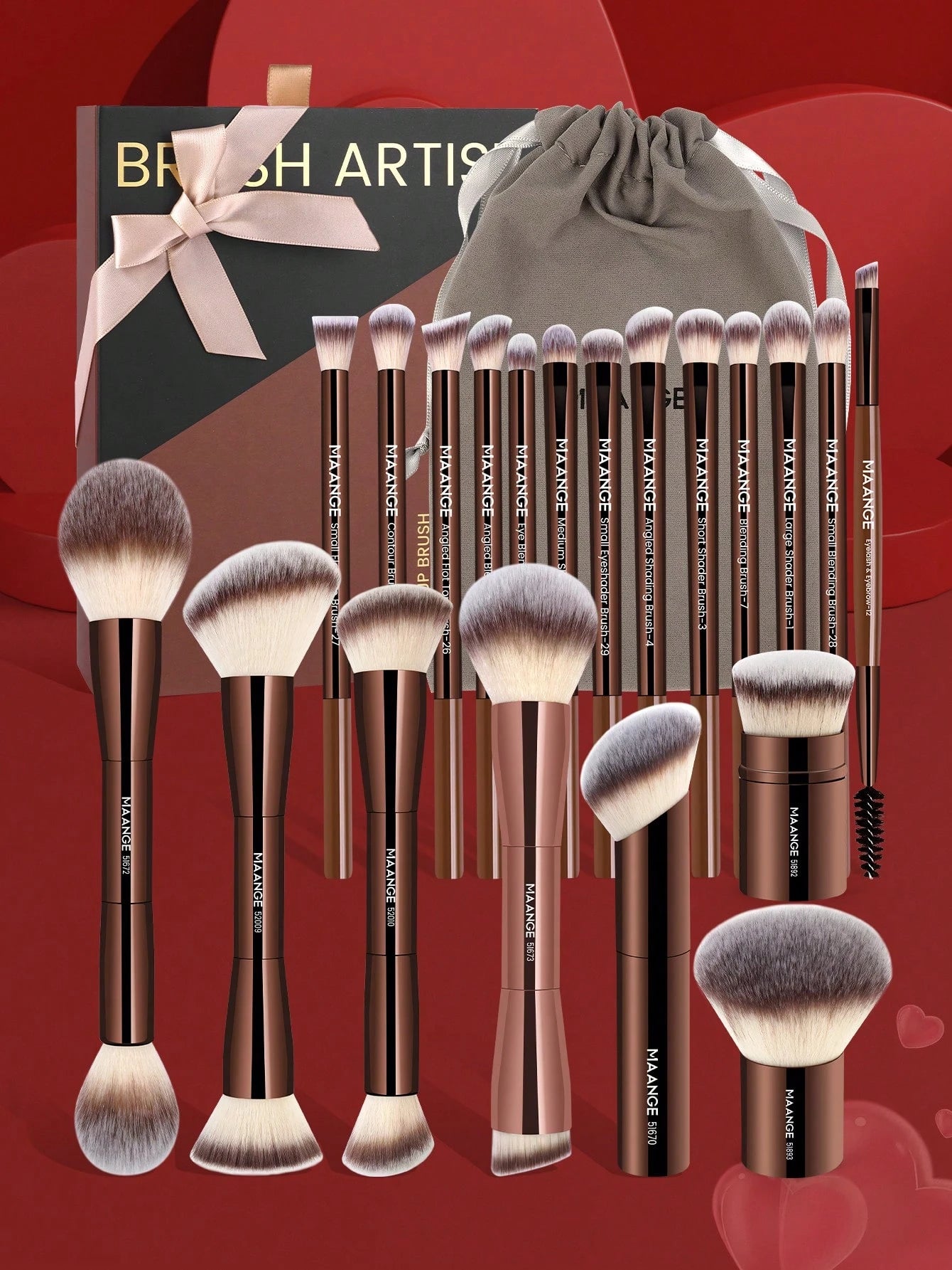 MAANGE 23-Piece Makeup Brush Set