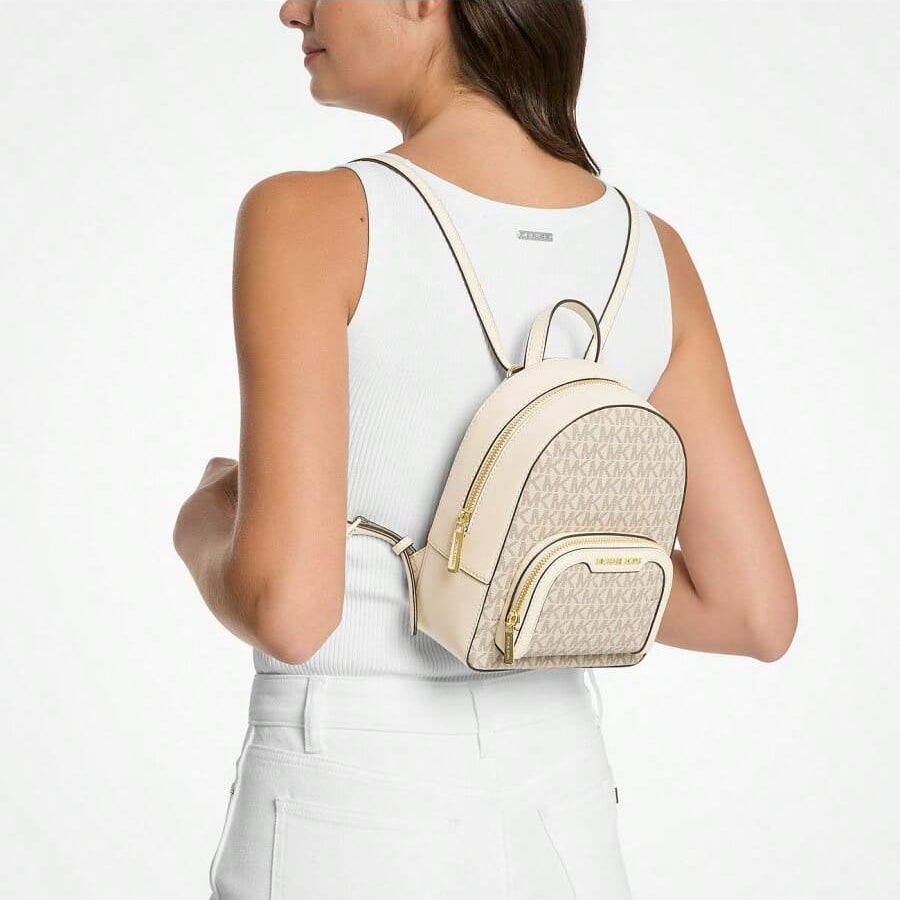 Michael Kors Jaycee Cream Backpack