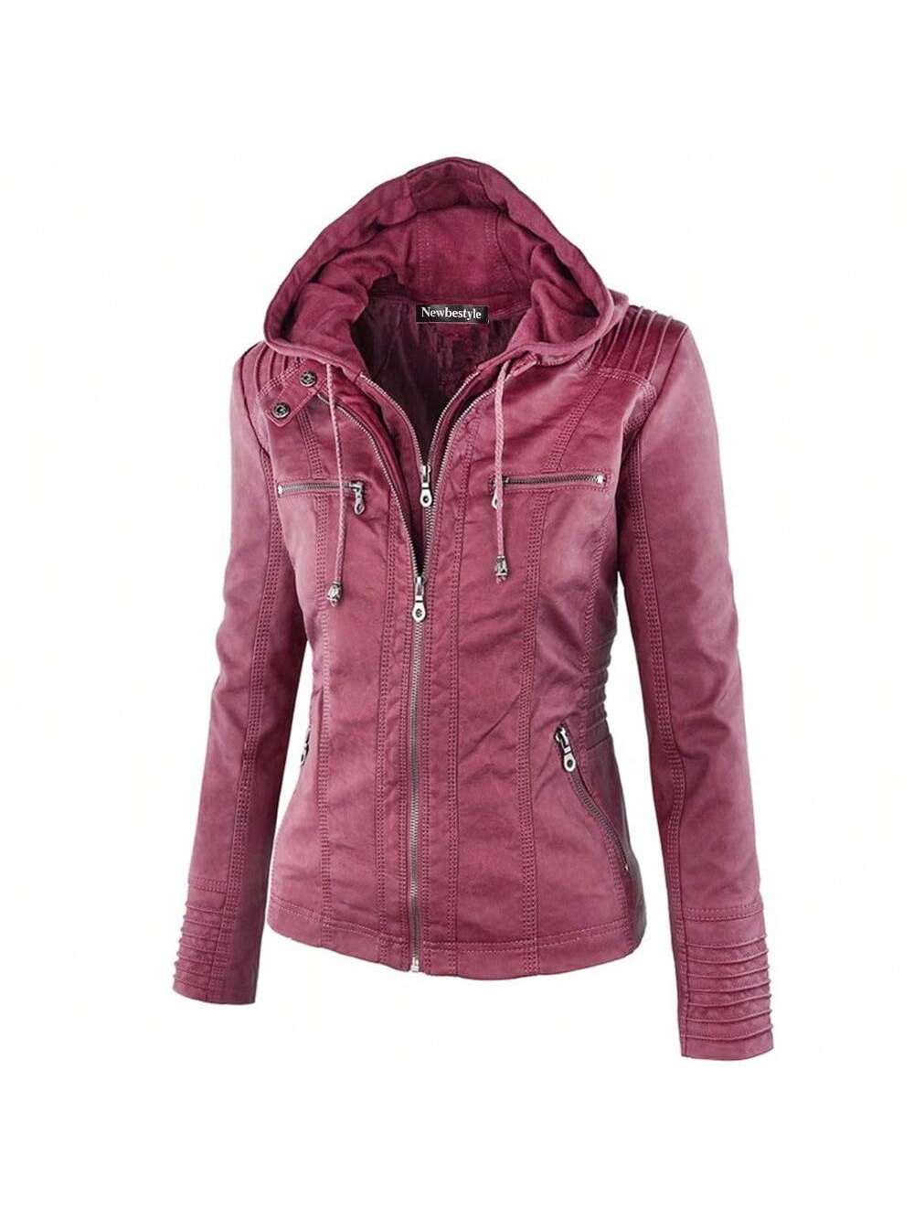 Newbestyle Women’s Moto Biker Jacket