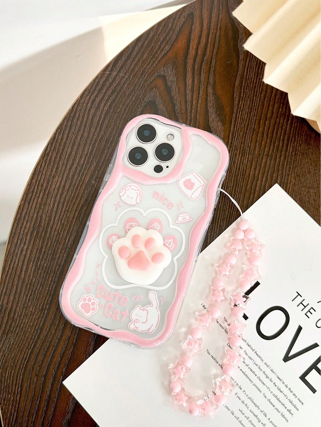 Cartoon Cat iPhone Charm Case