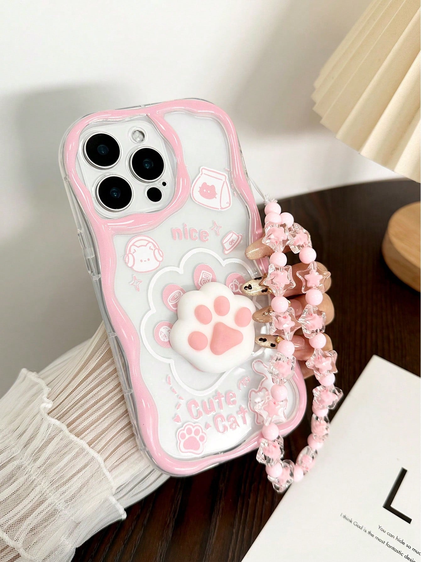 Cartoon Cat iPhone Charm Case