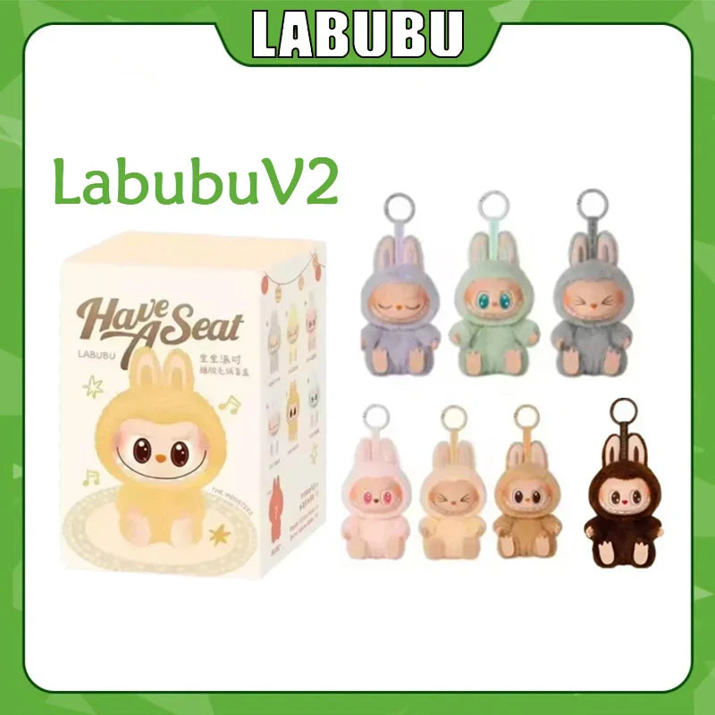 Popmart Labubu Monsters Vinyl Pendant Blind Box Keychain