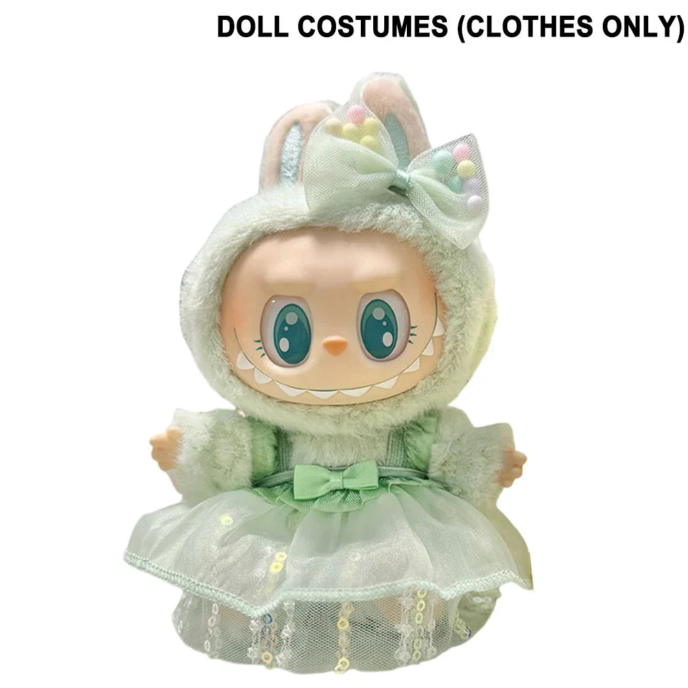 PopMart Labubu Kawaii Doll Clothes Set