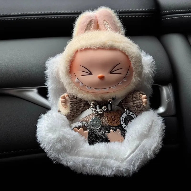 PopMart Labubu Plush Vinyl Doll Car Seat