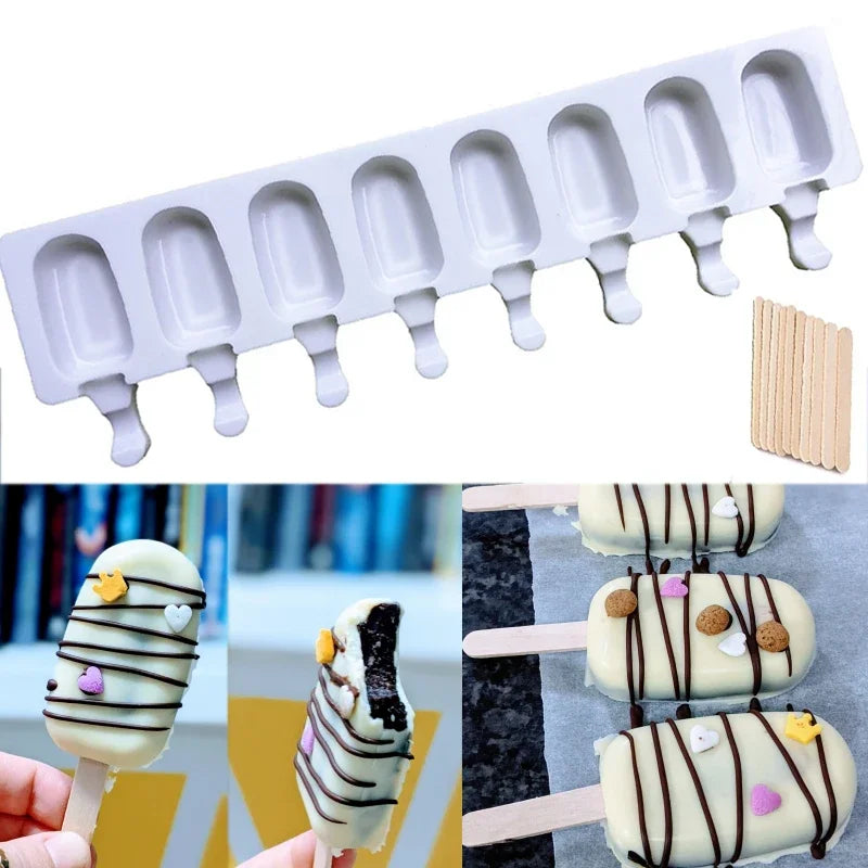 Silicone Popsicle Ice Cream Mold