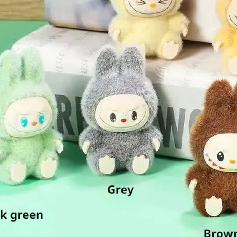 PopMart Labubu 4.3cm Cute PVC Keychain Doll