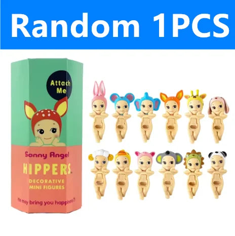 POP MART Labubu Doll Angel Hippers Box