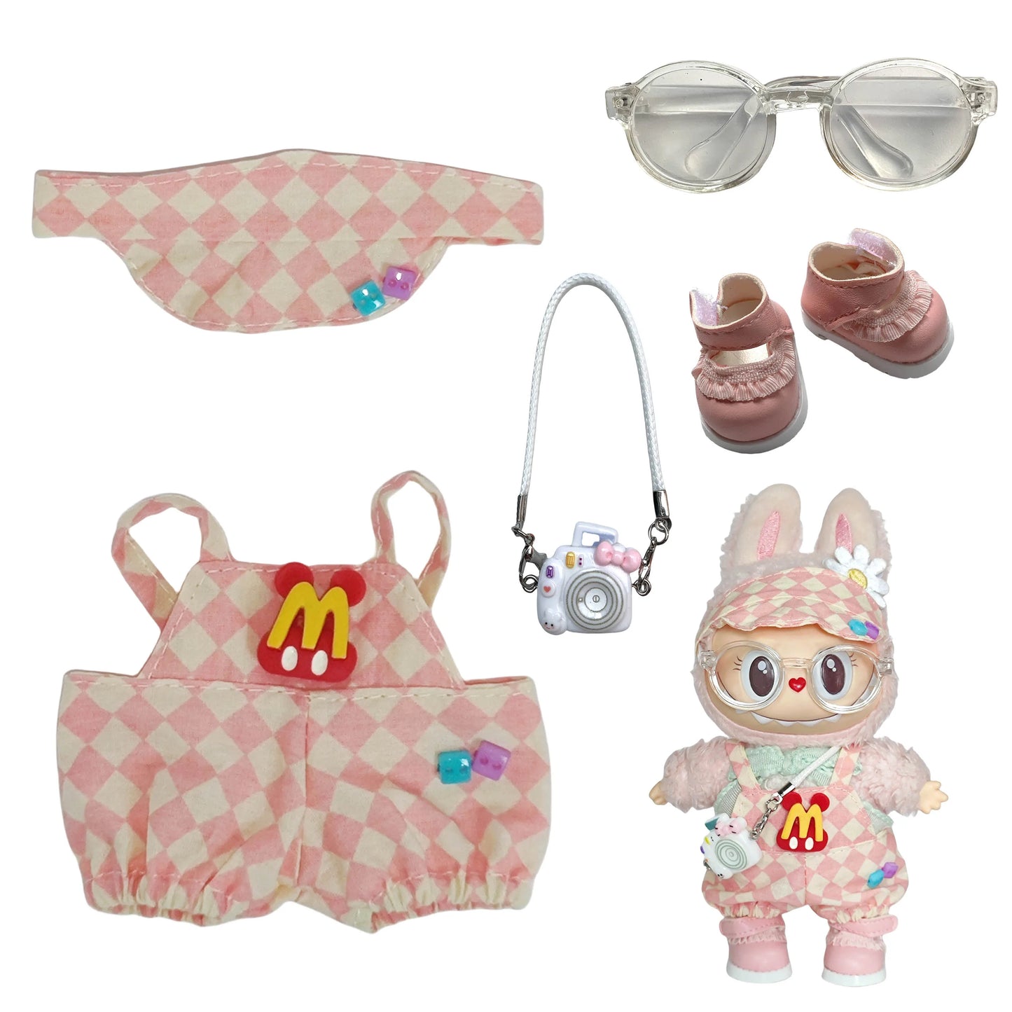PopMart Labubu 17cm Tennis Outfit Set