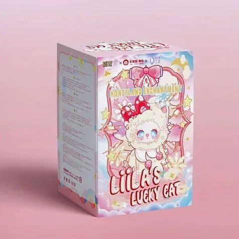 POP MART Labubu Doll Liila V3 Lucky Cat Box