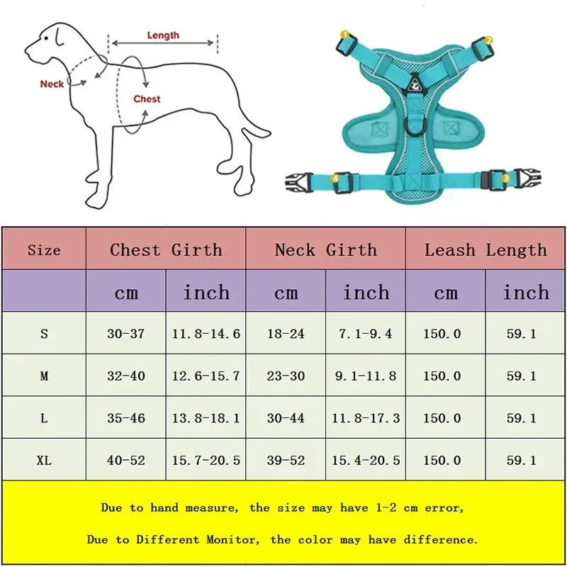 No Pull Reflective Dog Harness