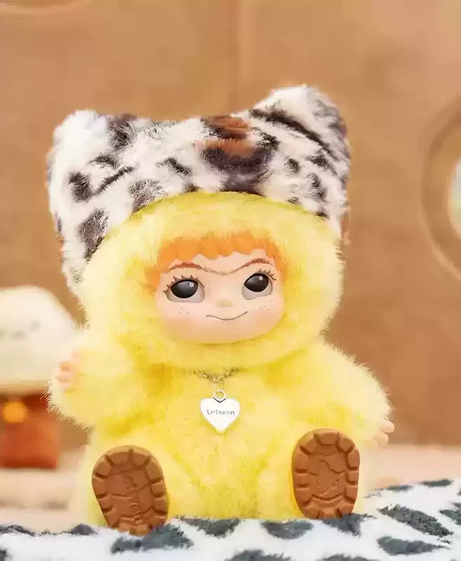 POP MART Labubu Doll Wakuku Fuzzy Party Box