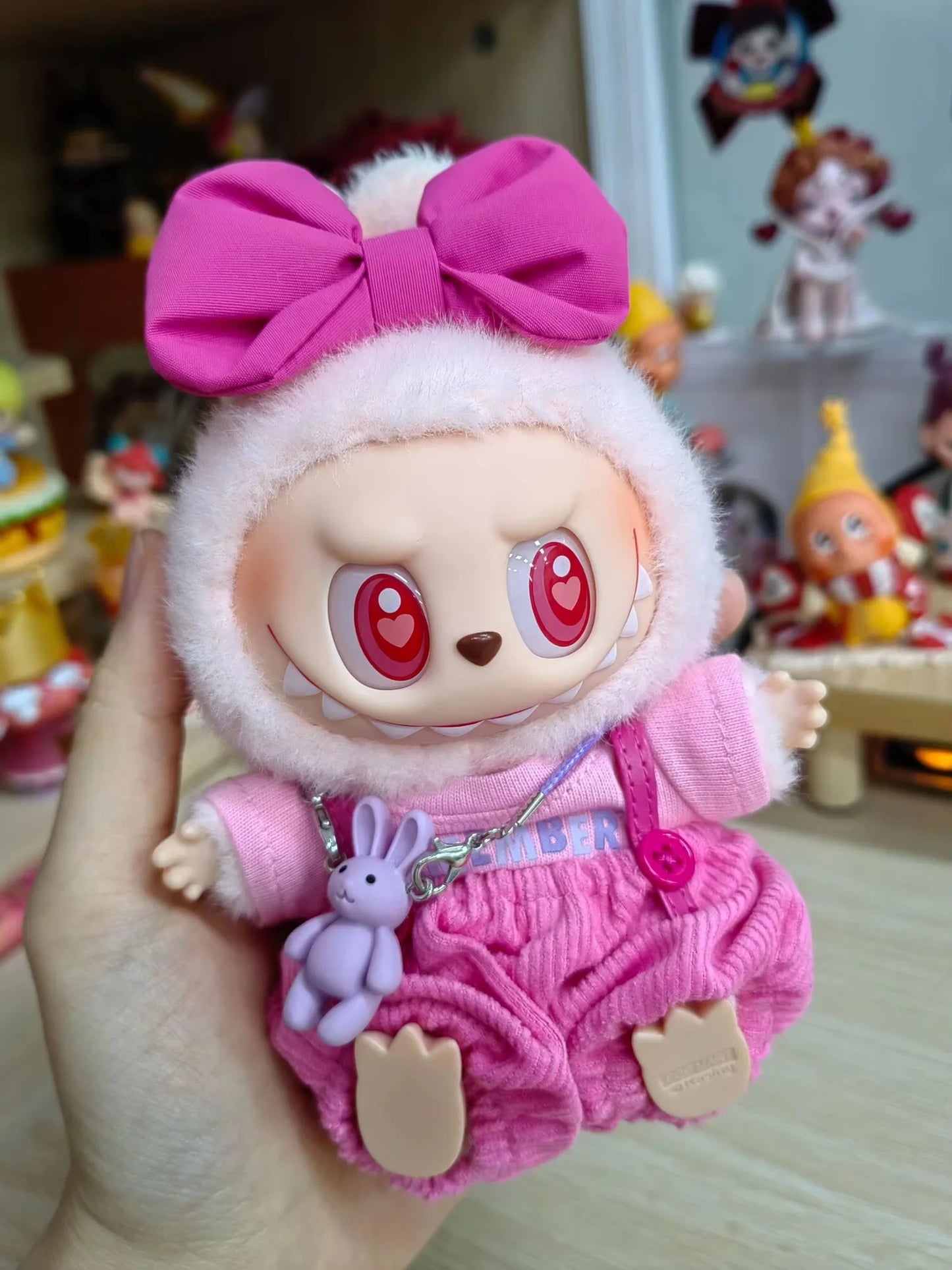 PopMart Labubu 17cm Plush Doll Clothes Set