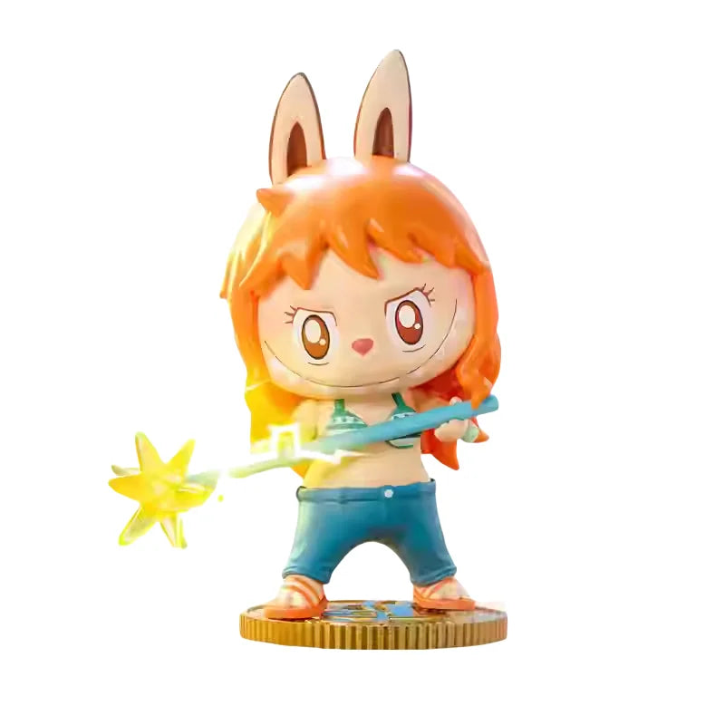 PopMart Labubu One Piece Anime Toy Set