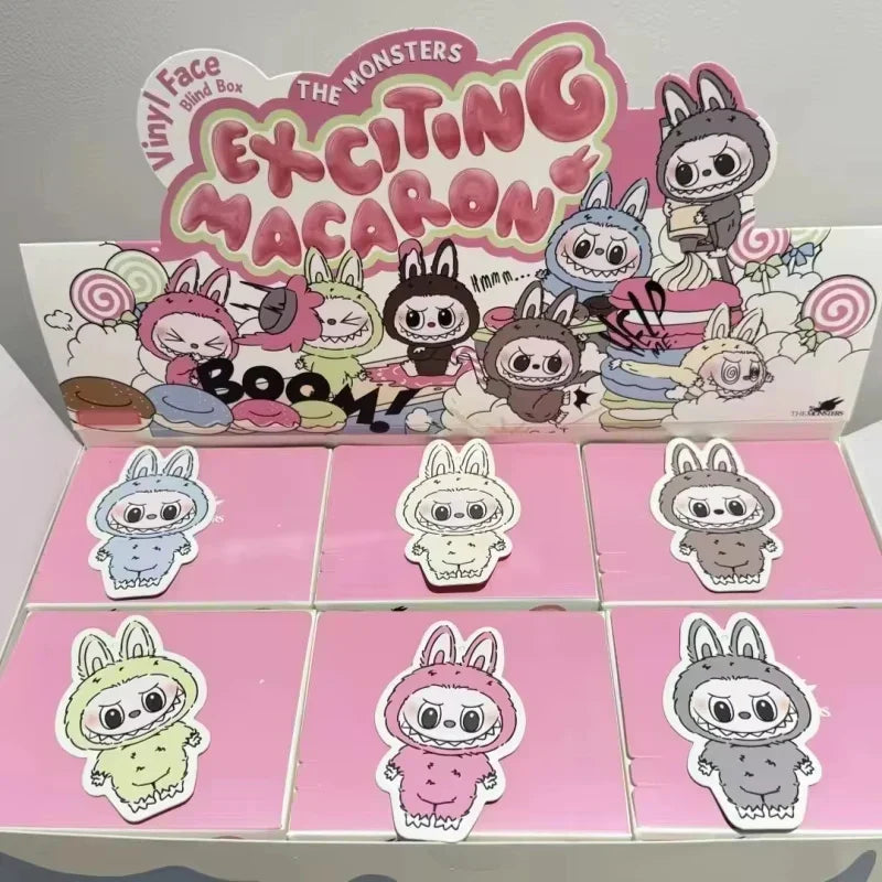 PopMart Labubu Heartbeat Macaron Face Blind Box Pendant