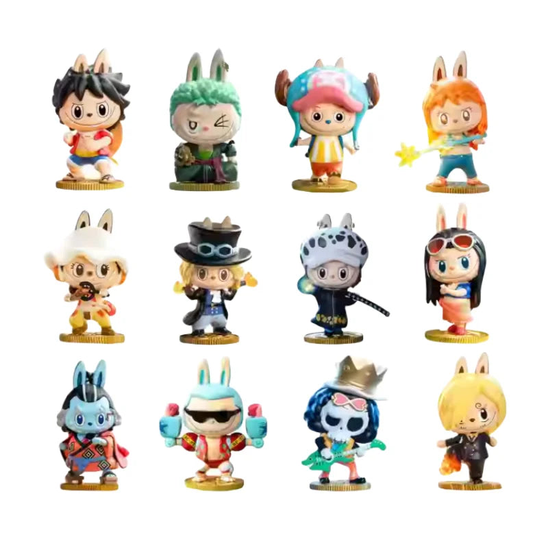 PopMart Labubu One Piece Anime Toy Set
