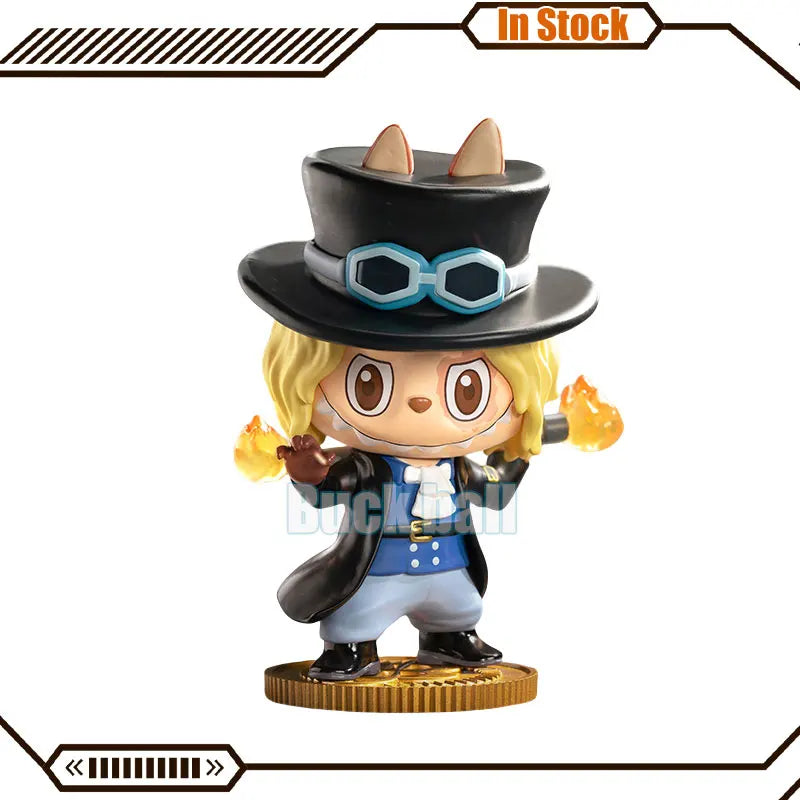 Original Labubu x One Piece Luffy Figure
