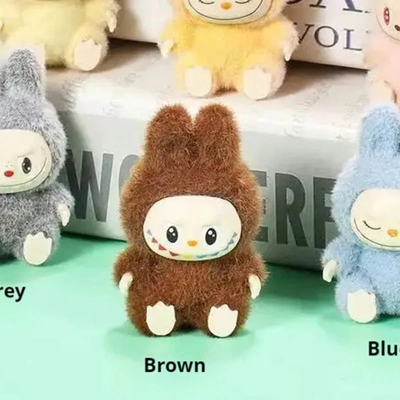 PopMart Labubu 4.3cm Cute PVC Keychain Doll