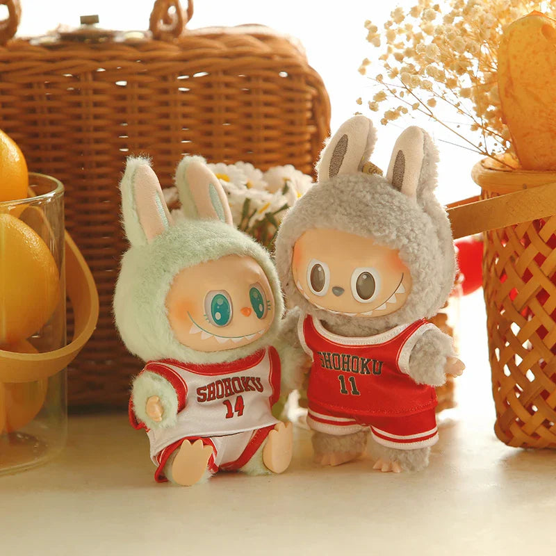 Slam Dunk Labubu Cosplay Doll Set