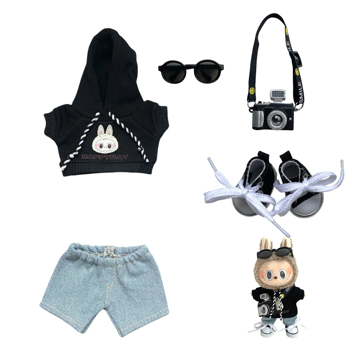 PopMart Labubu 15-17cm Doll Outfit Collection