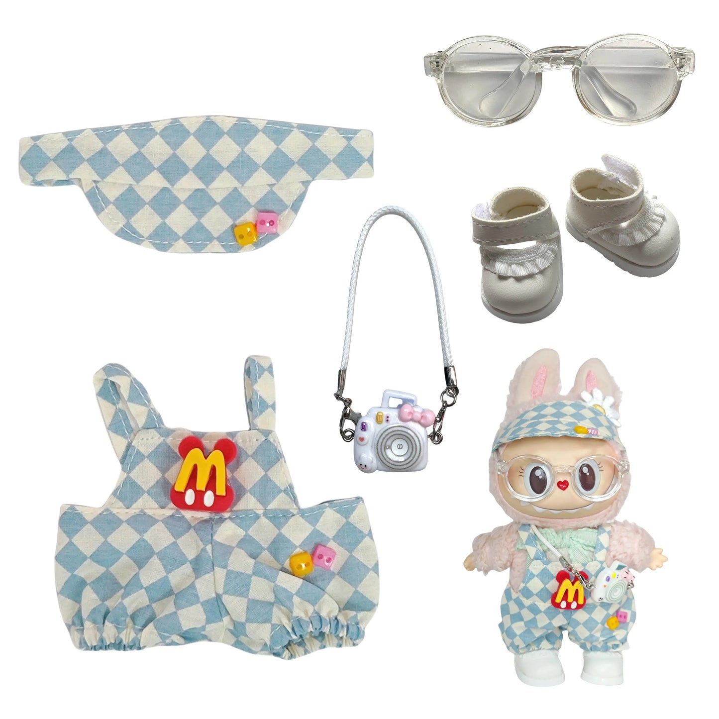PopMart Labubu 17cm Tennis Outfit Set