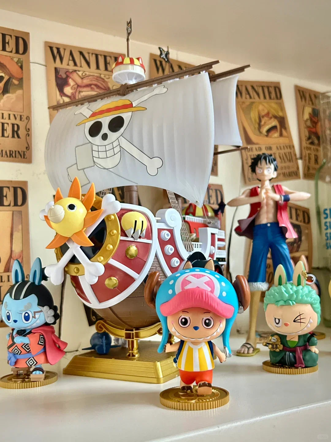 Original Labubu x One Piece Luffy Figure
