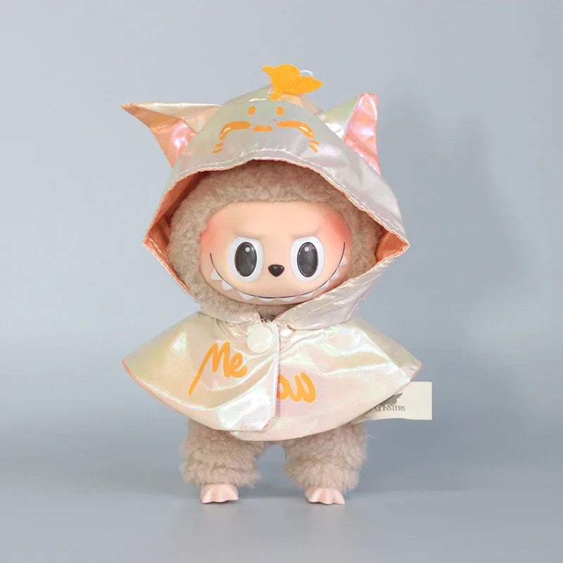PopMart Labubu 17cm Plush Doll Clothes