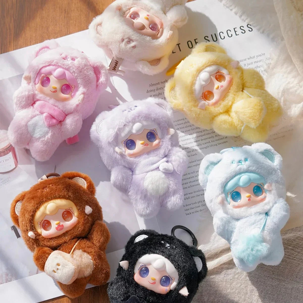 POP MART Labubu Doll Yooki Bear Blind Box