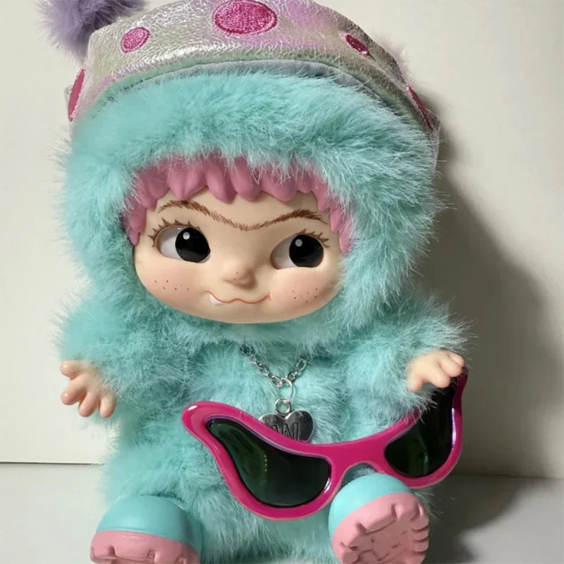 POP MART Labubu Doll Wakuku Fuzzy Party Box