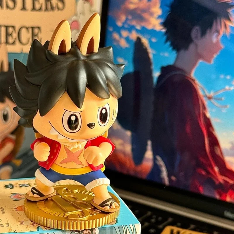 PopMart Labubu One Piece Anime Toy Set