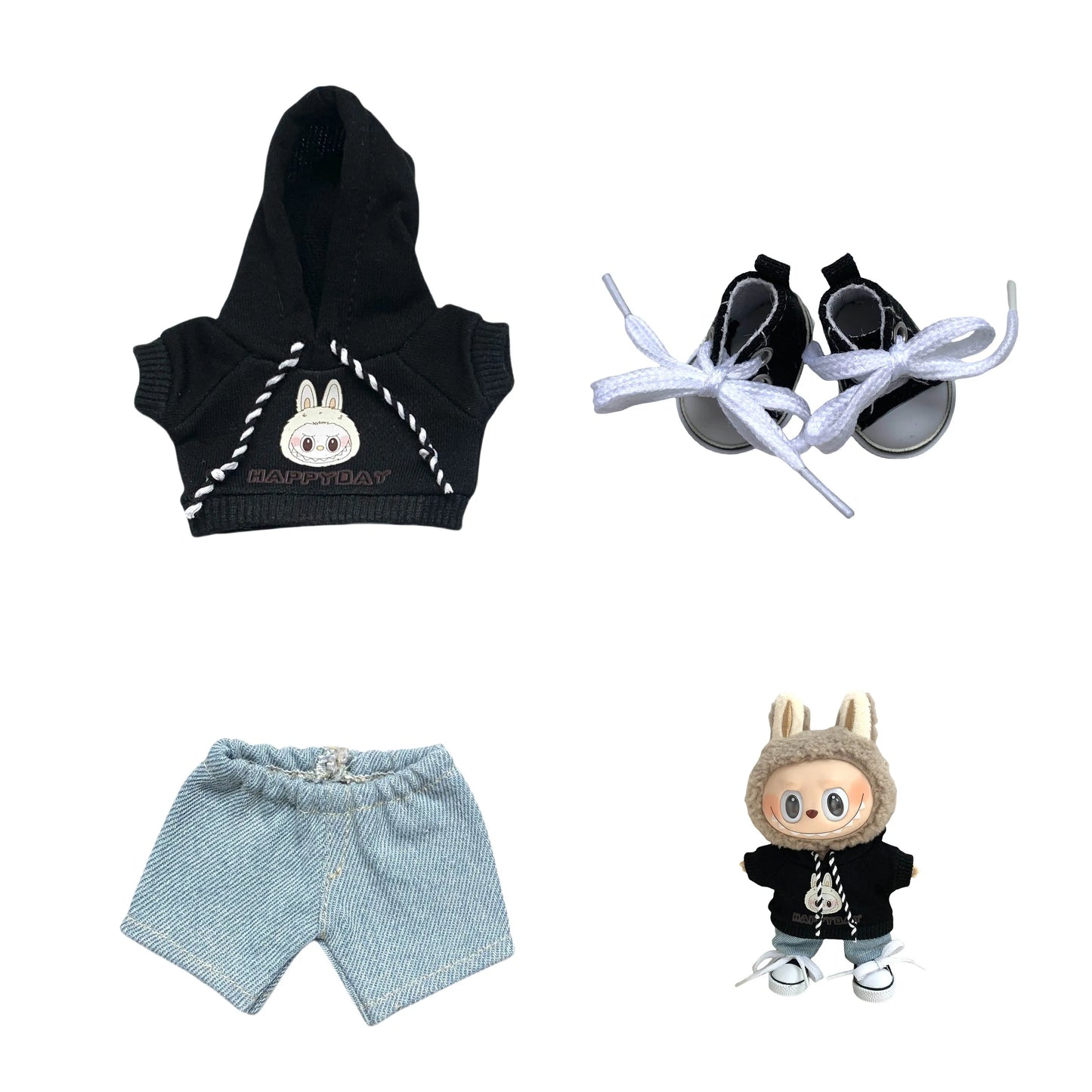 PopMart Labubu 15-17cm Doll Outfit Collection
