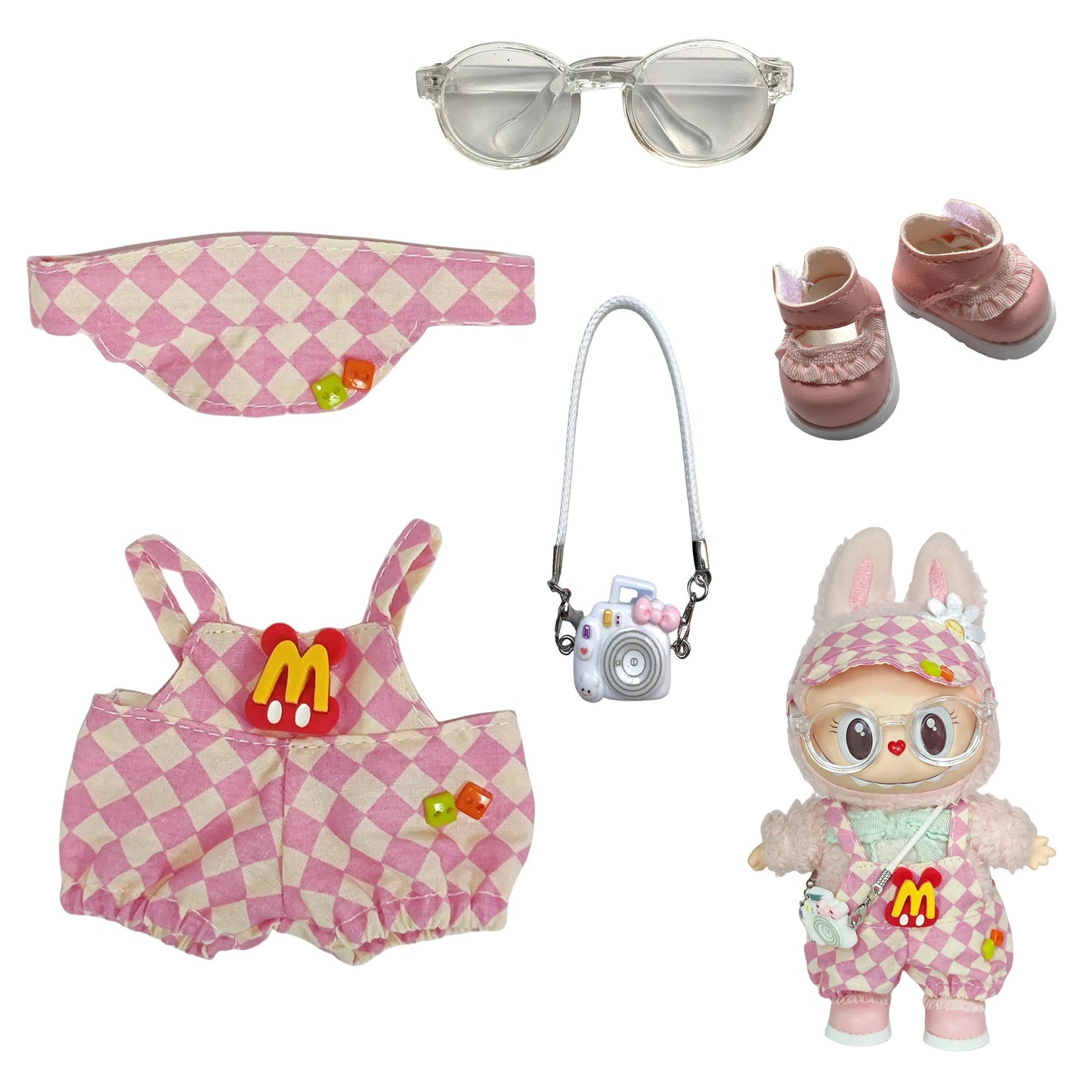 PopMart Labubu 17cm Tennis Outfit Set