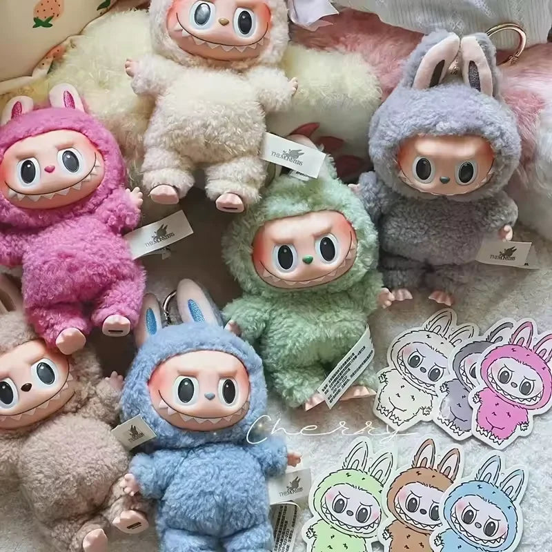 Labubu V3 Monster Keychain Toy