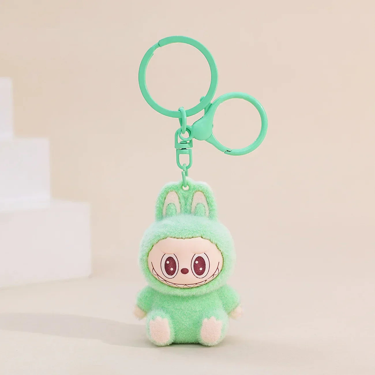PopMart Labubu Sitting Doll Keychain Ornament
